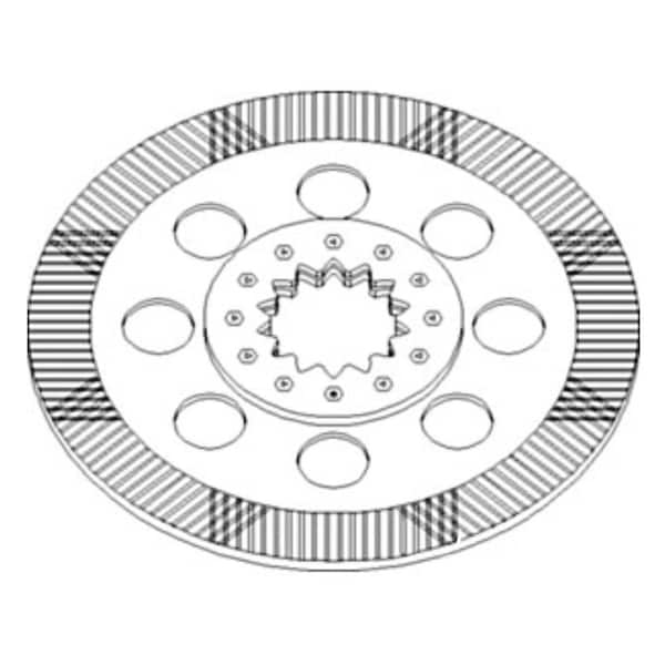 Aftermarket Brake Disc Fits Massey Ferguson MF 3050 3060 3065 3075 3115 3120 3125 3617653M91 - main